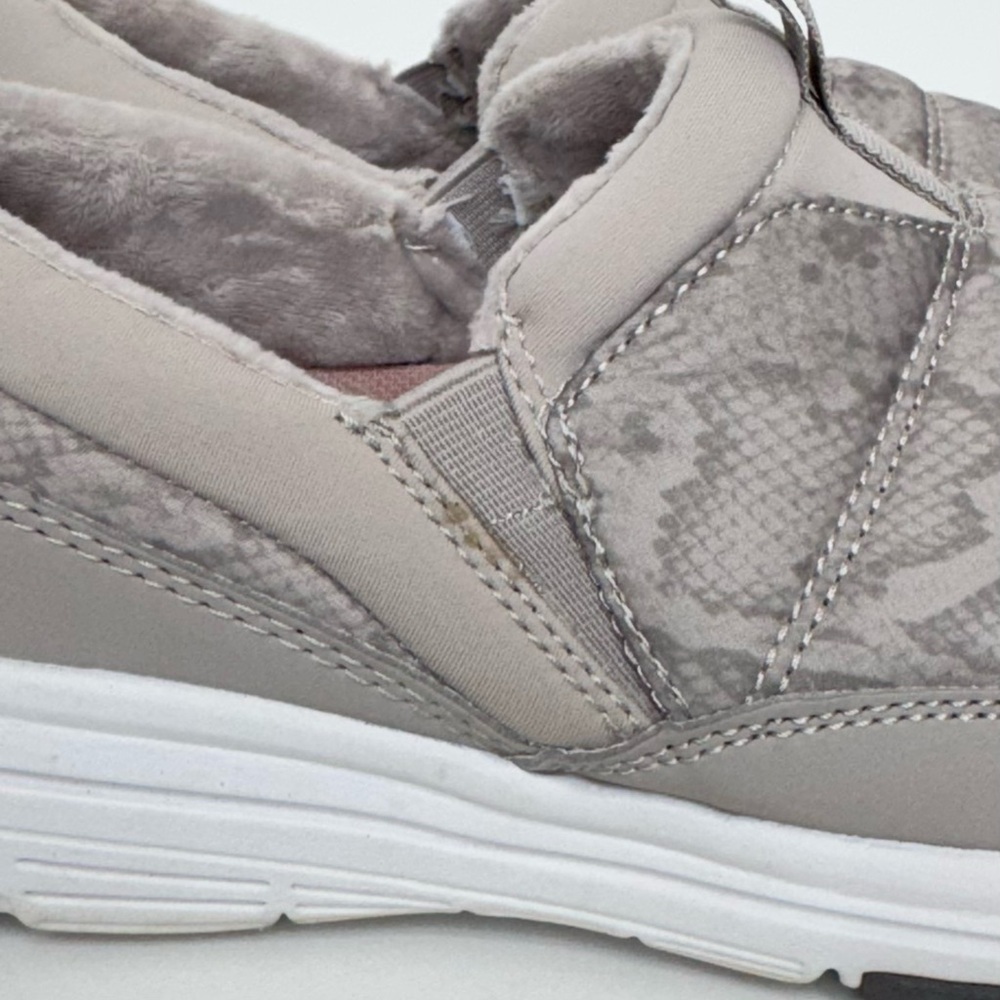 Ryka Water Repellent Quilted Gray Python Print Sl… - image 6